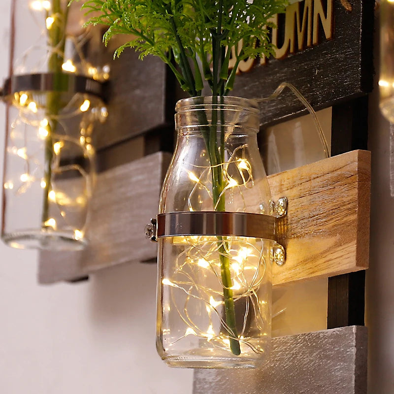 Aesthetic Hydroponic Glass Vase Home Decorations Nordic Wall Hanging Plant Pot Decoration Living Room Decor Flower Accessories