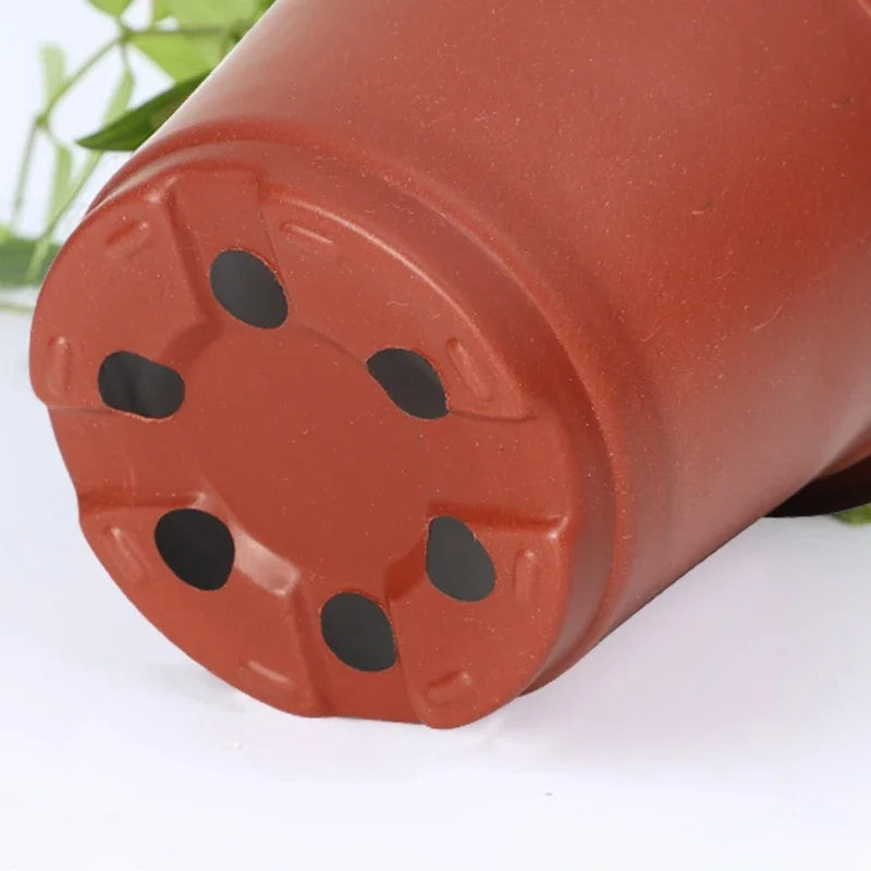 50Pcs Plastic Flowerpot Cultivation for Succulent Plant Small Flowerpot Simple Planting Seedling Pot Thickened Nursery Pots