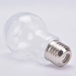 100ml Light Bulb Shape Transparent Glass Vase Fashion Hydroponic Flower Vase Container Pot for Home Office Decoration