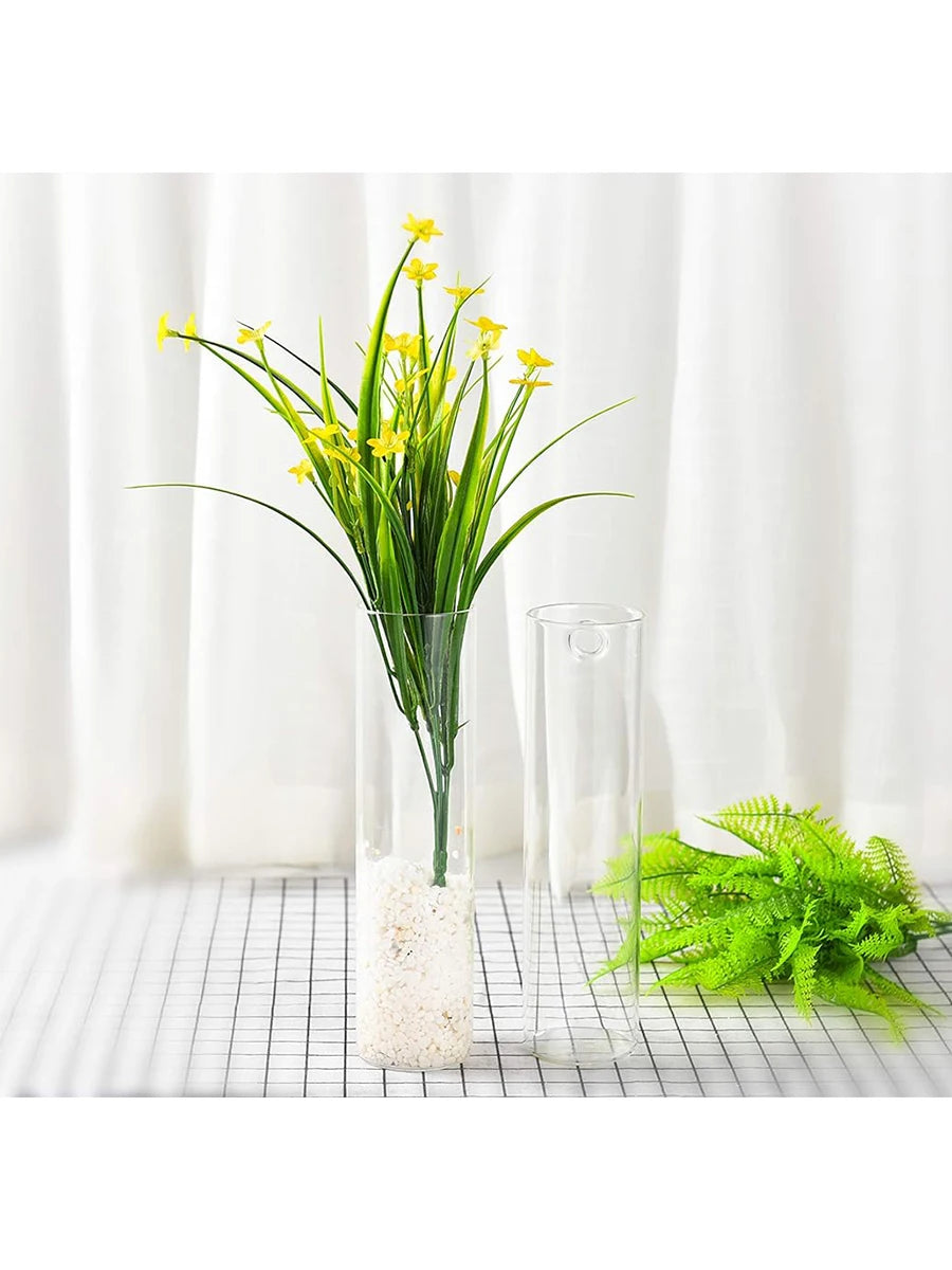 2pcs Wall mounted flower pots plant glass bottles perfect for home decoration gardens offices accessories tube containers