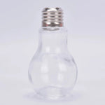 100ml Light Bulb Shape Transparent Glass Vase Fashion Hydroponic Flower Vase Container Pot for Home Office Decoration
