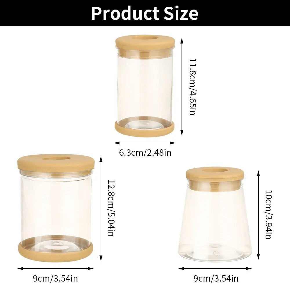 1PC Lazy Transparent FlowerPot Hydroponics Automatic Water Intake Plastic Flower Pot Groundless Plants Pot Flower Containers