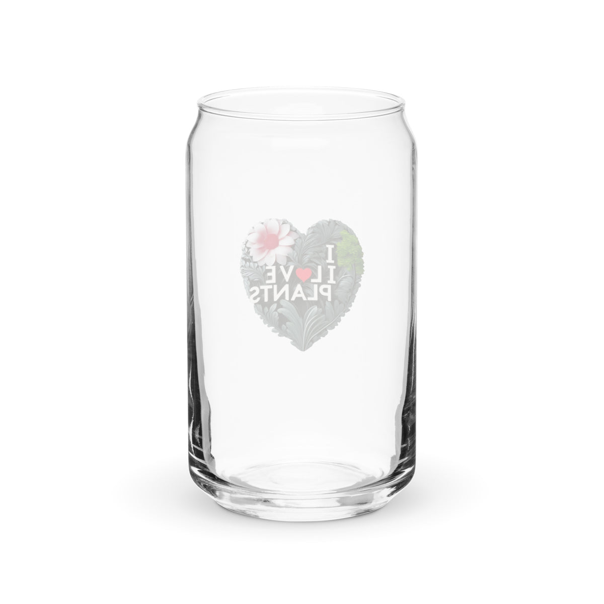 I Love Plants Drinking Cup Glass