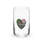I Love Plants Drinking Cup Glass